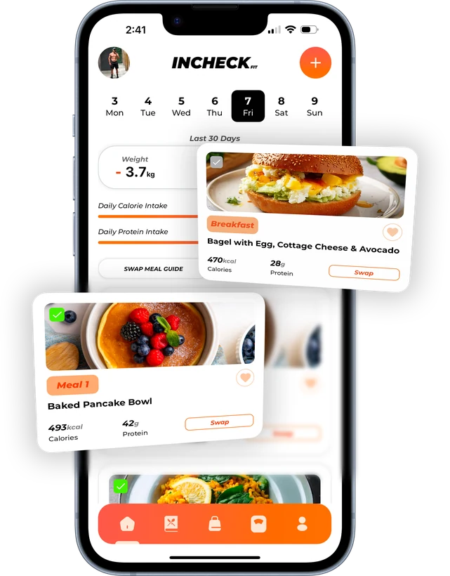 The INCHECK FIT meal plan